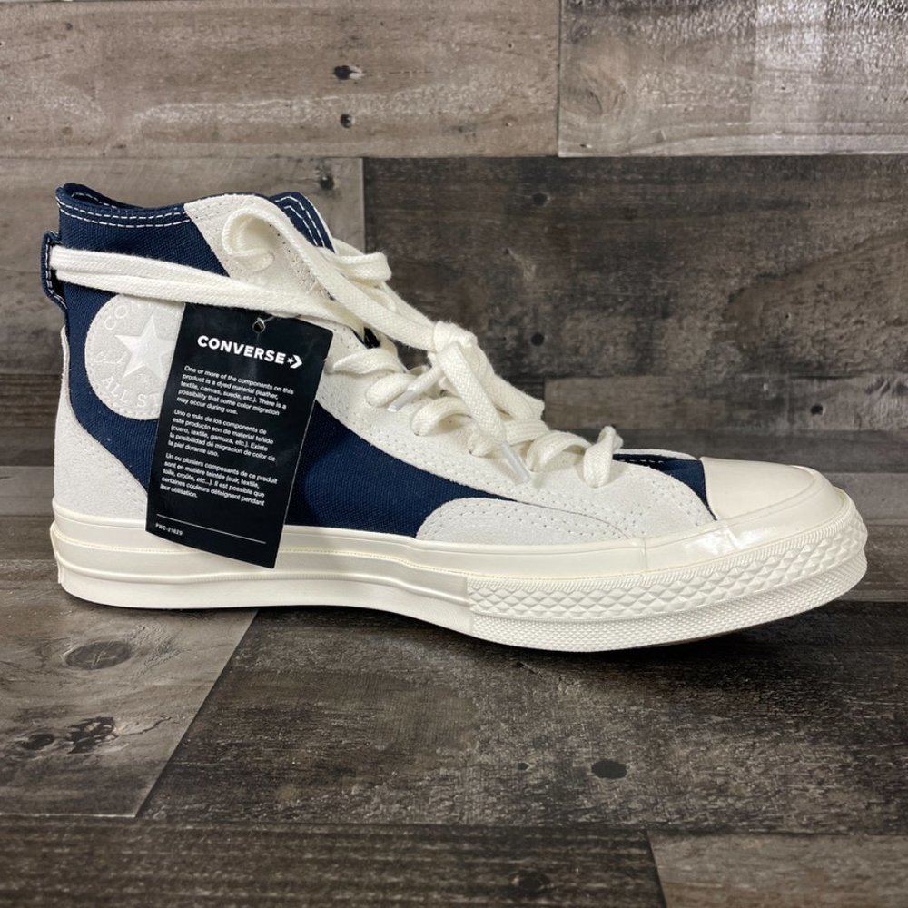 Converse Chuck Taylor All Star 70 Hi Final Club Obsidian Egret Sneakers 168604C - Picture 3 of 7